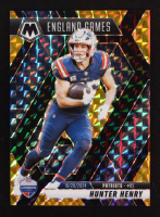 Hunter Henry 2025 Panini Mosaic Mosaic Choice Black Gold #262 IG #6/8 at PristineAuction.com