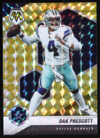 Dak Prescott 2021 Panini Mosaic Mosaic Reactive Yellow #58 at PristineAuction.com