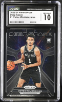 Victor Wembanyama 2023-24 Panini Prizm Deep Space #1 RC (CGC 10) at PristineAuction.com