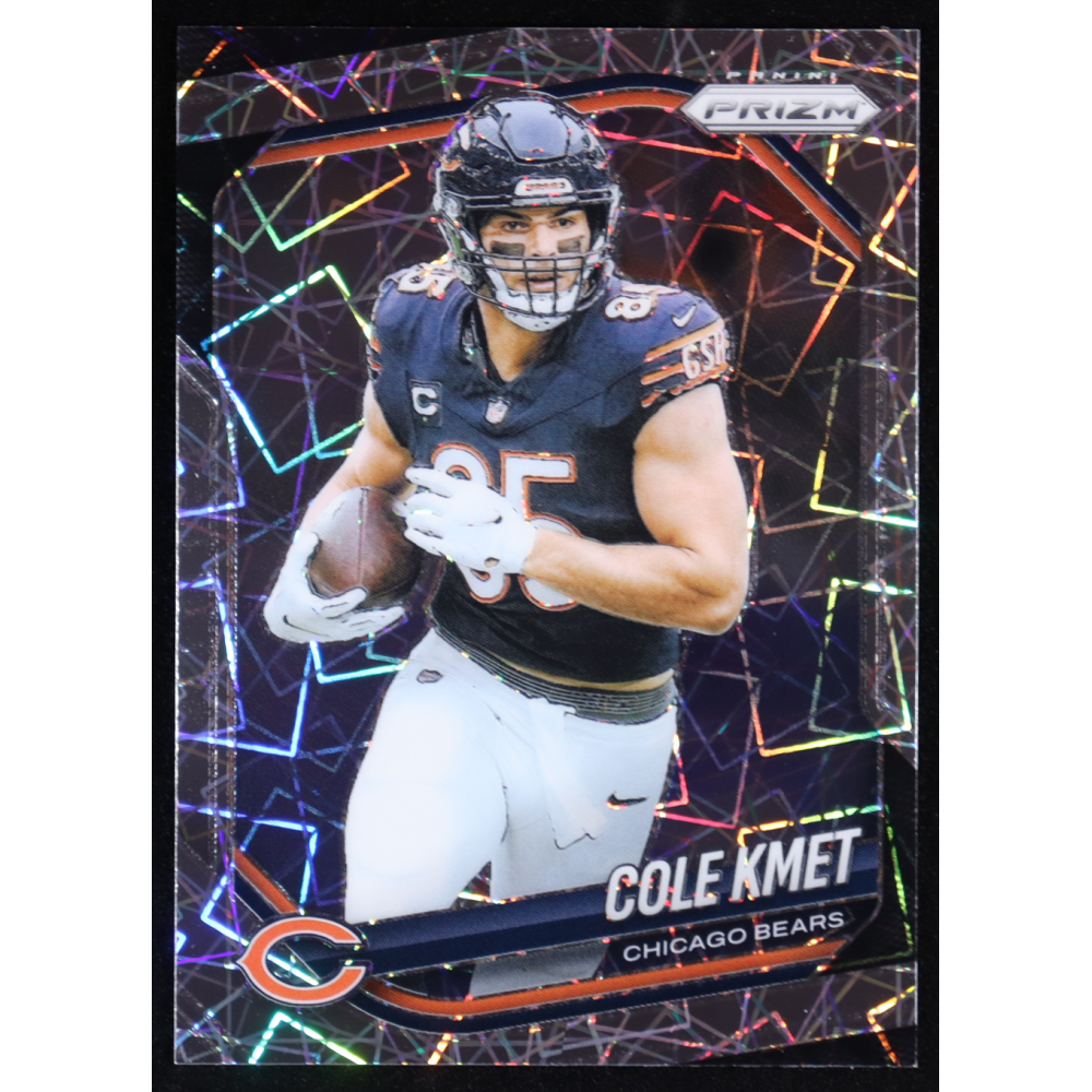 Cole Kmet 2025 Panini Prizm Lazer #112 at PristineAuction.com