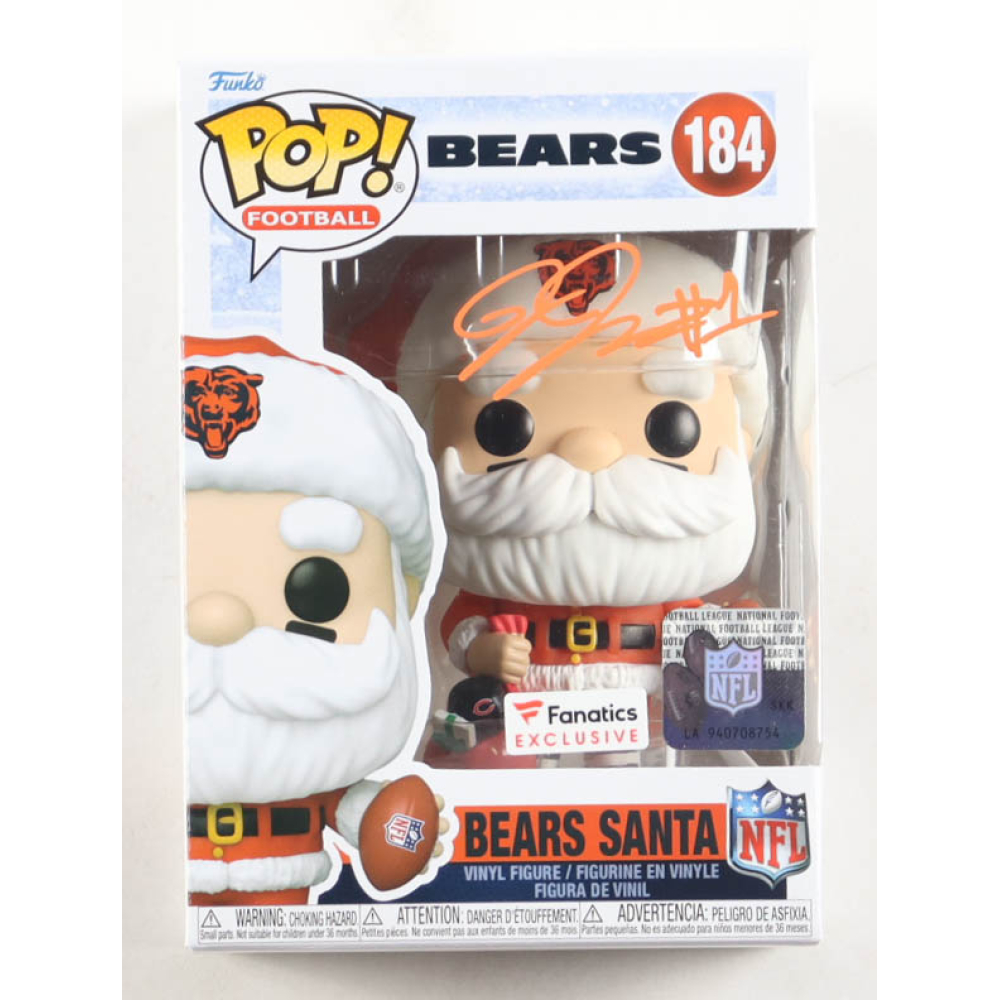 Jaylon Johnson Signed Bears #184 Bears Santa Funko Pop! Vinyl Figure (Schwartz) at PristineAuction.com