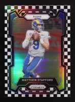 Matthew Stafford 2023 Panini Prizm Prizms Black and White Checker #169 at PristineAuction.com