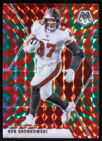 Rob Gronkowski 2020 Panini Mosaic Mosaic Reactive Green #136 at PristineAuction.com