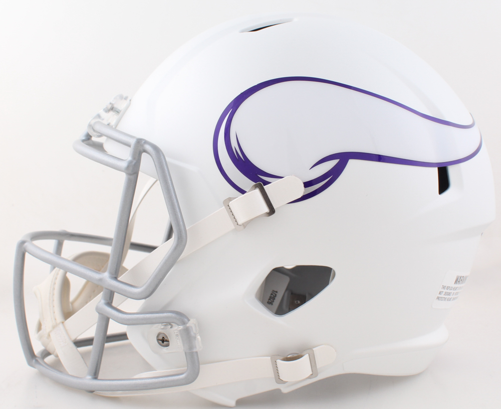 Jared Allen Signed Vikings Full-Size Alternate Speed Helmet Inscribed "HOF 25" (Beckett) at PristineAuction.com Jared Allen Signed Vikings Full-Size Alternate Speed Helmet Inscribed "HOF 25" (Beckett) at PristineAuction.com