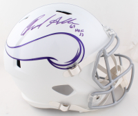 Jared Allen Signed Vikings Full-Size Alternate Speed Helmet Inscribed "HOF 25" (Beckett) at PristineAuction.com