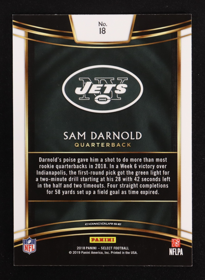 Sam Darnold 2018 Select #18 RC at PristineAuction.com Sam Darnold 2018 Select #18 RC at PristineAuction.com