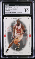 Michael Jordan 1998-99 SP Authentic Sample #23 (CGC 10) at PristineAuction.com