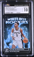 Victor Wembanyama 2023-24 Donruss Optic White-Hot Rookies #2 RC (CGC 10) at PristineAuction.com