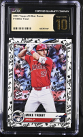 Mike Trout 2025 Topps All-Star Game #1 (CGC PRISTINE 10 | Black Label) at PristineAuction.com