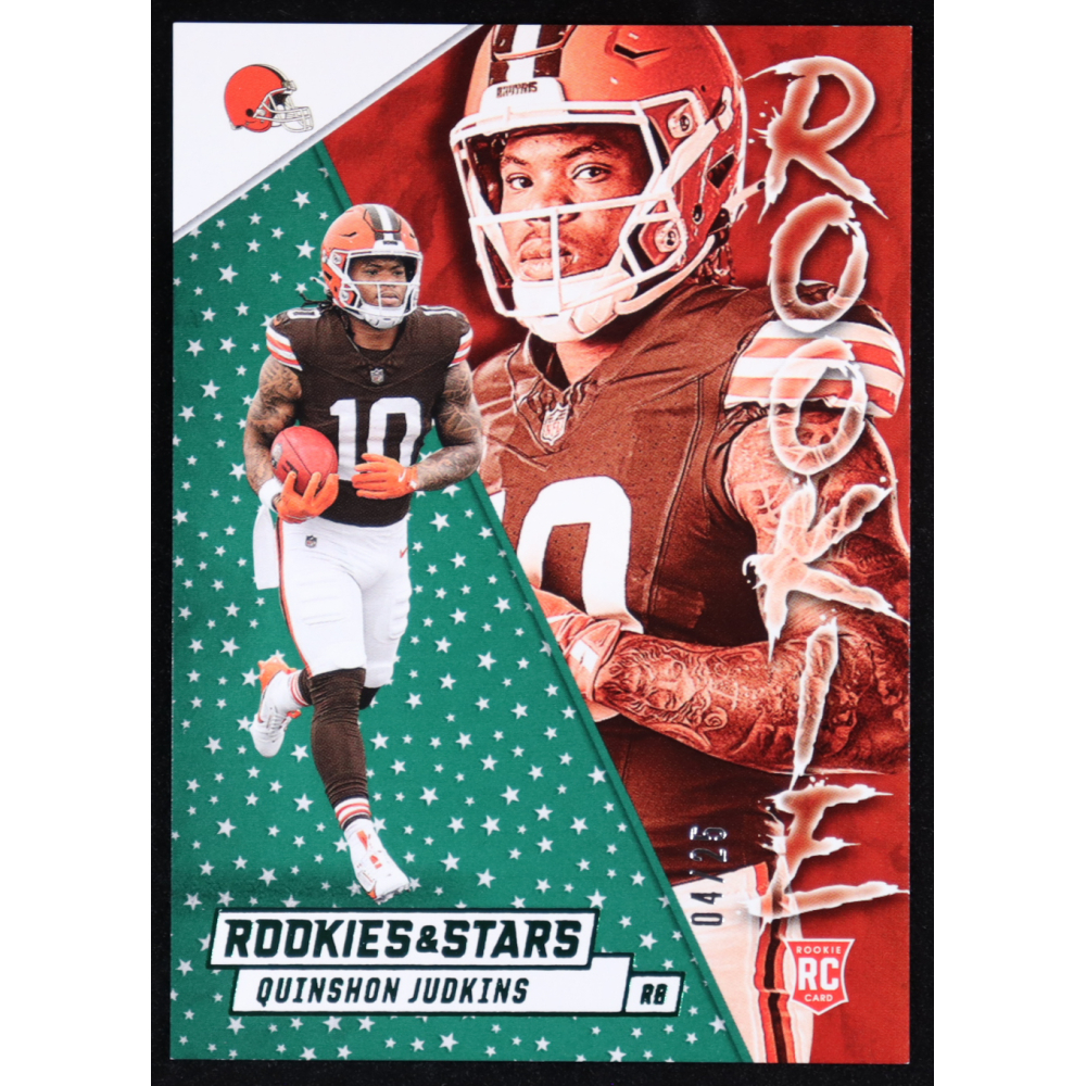 Quinshon Judkins 2025 Panini Rookies & Stars #19 RC #04/25 at PristineAuction.com