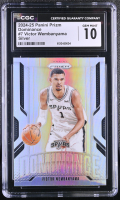 Victor Wembanyama 2024-25 Panini Prizm Dominance Silver #7 (CGC 10) at PristineAuction.com