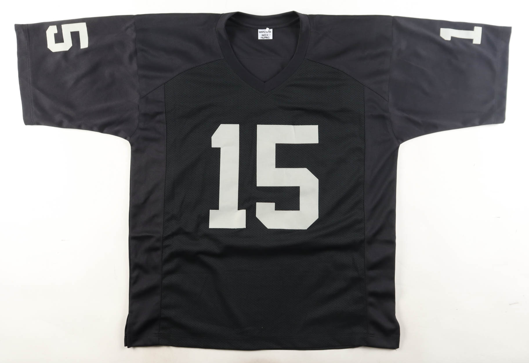 Tom Flores Signed Jersey (Beckett) at PristineAuction.com Tom Flores Signed Jersey (Beckett) at PristineAuction.com