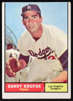 Sandy Koufax 1961 Topps #344 at PristineAuction.com