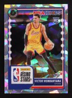 Victor Wembanyama 2023-24 Hoops Premium Stock Ice Prizm #282 RC at PristineAuction.com
