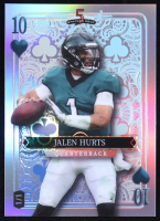 Jalen Hurts 2024 Wild Card 5 Card Draw Stacked Deck 10 Of Hearts #JHN #1/1 at PristineAuction.com