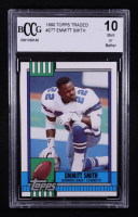 Emmitt Smith 1990 Topps Traded #27T RC (BCCG 10) at PristineAuction.com