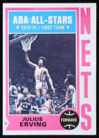 Julius Erving 1974-75 Topps AS1 #200 at PristineAuction.com
