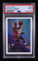 Michael Jordan 1990-91 Hoops #358 TC (PSA 9) at PristineAuction.com