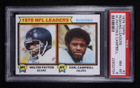 Earl Campbell / Walter Payton 1979 Topps #3 Rushing Leaders (PSA 9) at PristineAuction.com