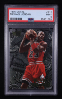 Michael Jordan 1995-96 Metal #212 NB (PSA 9) at PristineAuction.com