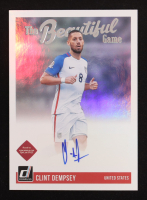 Clint Dempsey 2021-22 Donruss The Beautiful Game Triple Signatures #BGCD at PristineAuction.com