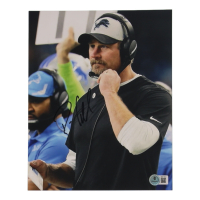 Dan Campbell Signed Lions 8x10 Photo (Beckett) at PristineAuction.com