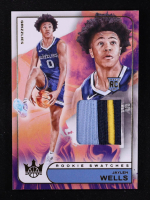 Jaylen Wells 2024-25 Court Kings Rookie Swatches #1 RC at PristineAuction.com