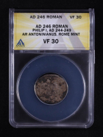 Philip I (A.D. 244-249) Roman Empire AR Antoninianus Rome Mint Ancient Coin (ANACS VF30) at PristineAuction.com