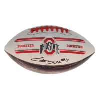 Chris Henry Jr. Signed Ohio State Buckeyes Logo Football (Wilder) at PristineAuction.com