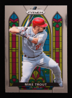 Mike Trout 2021 Panini Prizm Stained Glass #1 at PristineAuction.com