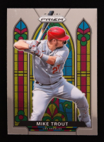 Mike Trout 2021 Panini Prizm Stained Glass #1 at PristineAuction.com