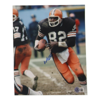 Ozzie Newsome Signed Browns 8x10 Photo Inscribed "HOF 99" (Beckett) at PristineAuction.com