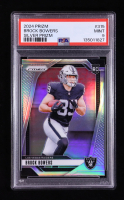 Brock Bowers 2024 Panini Prizm Prizms Silver #315 RC (PSA 9) at PristineAuction.com