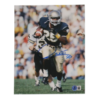 Raghib "Rocket" Ismail Signed Notre Dame Fighting Irish 8x10 Photo (Beckett) at PristineAuction.com