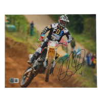 Ricky Carmichael Signed 8x10 Photo (Beckett) at PristineAuction.com