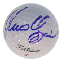 Rasmus Hojgaard Signed 2025 Ryder Cup Logo Golf Ball (JSA) at PristineAuction.com