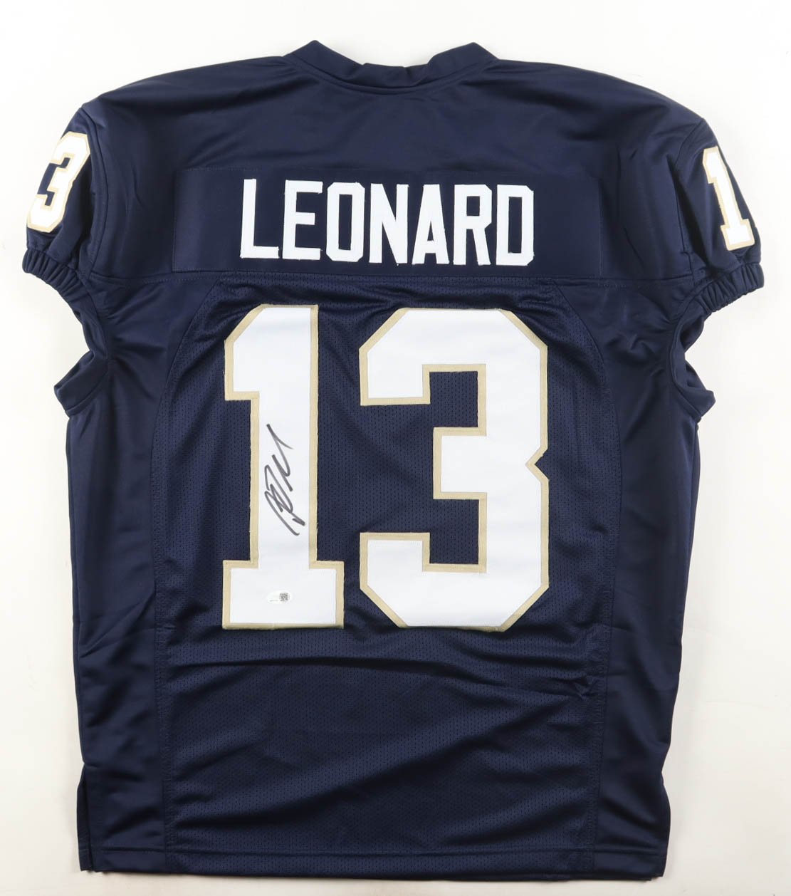 Riley Leonard Signed Jersey (JSA) at PristineAuction.com Riley Leonard Signed Jersey (JSA) at PristineAuction.com