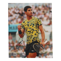 Carlos Alcaraz Signed 8x10 Photo (Beckett) at PristineAuction.com