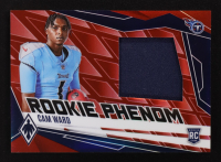 Cam Ward 2025 Panini Phoenix Rookie Phenom Jerseys Red #2 RC #229/299 at PristineAuction.com