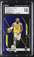 LeBron James 2023-24 Panini Phoenix Fade To Black Blue Lazer #3 #114/275 (CGC 10) at PristineAuction.com