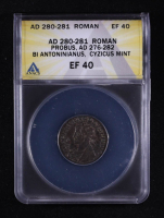 Probus (A.D. 280-281) Roman Empire BI Antoninianus Cyzicus Mint Ancient Coin (ANACS EF40) at PristineAuction.com