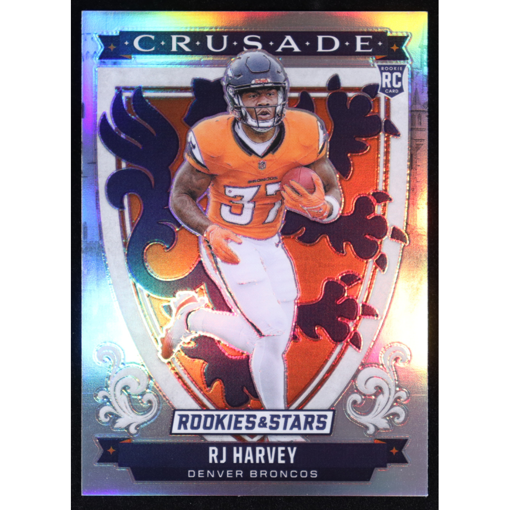 RJ Harvey 2025 Panini Rookies & Stars Crusade #26 at PristineAuction.com