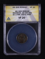 Maximian (A.D. 286-305) Roman Empire AE17 Siscia Mint Ancient Coin (ANACS VF20) at PristineAuction.com