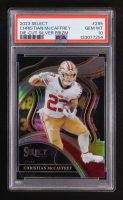 Christian McCaffrey 2023 Select Prizm Silver Die Cut #285 (PSA 10) at PristineAuction.com