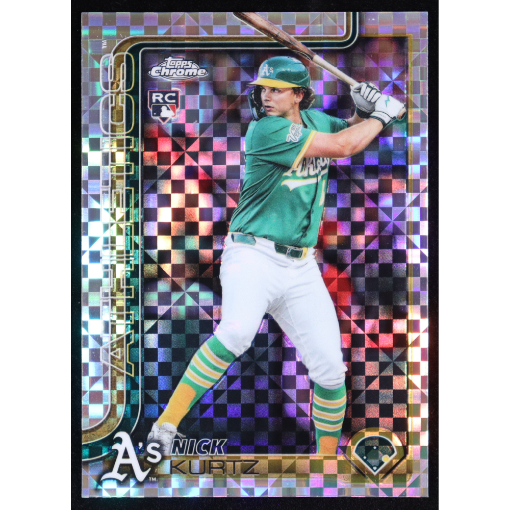 Nick Kurtz 2025 Topps Chrome Update Series Refractor #USC178 RC at PristineAuction.com