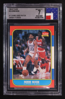 Norm Nixon 1986-87 Fleer #80 with Game-Used Patch (BGS 7) at PristineAuction.com