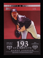 Randy Johnson 2007 Topps Moments and Milestones Red #55-193 / SO 193 #1/1 at PristineAuction.com