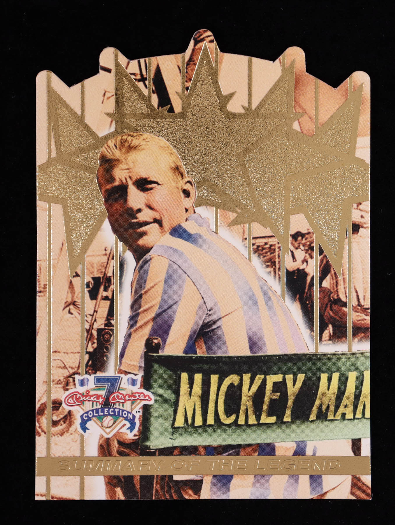 Mickey Mantle 1997 Scoreboard Mantle #1 / Summary of the Legend at PristineAuction.com Mickey Mantle 1997 Scoreboard Mantle #1 / Summary of the Legend at PristineAuction.com