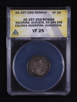 Salonina Augusta (A.D. 257-259) Roman Empire AR Antoninianus Colonia Agrippinensis Mint Ancient Coin (ANACS VF25 Adhesions) at PristineAuction.com