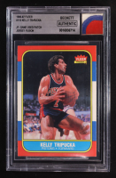 Kelly Tripucka 1986-87 Fleer #115 RC with Game-Used Patch (BGS Authentic) at PristineAuction.com